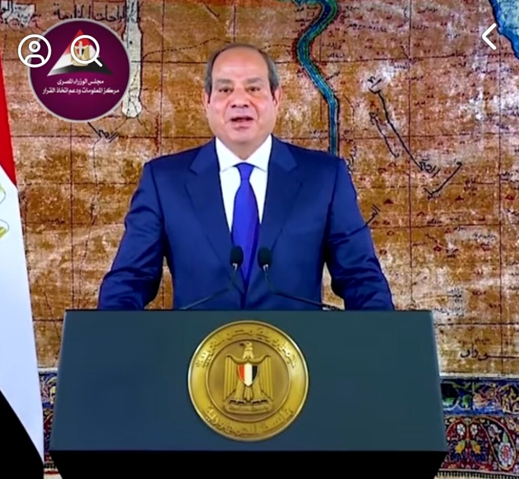 الرئيس السيسي: سيناء بوابة الوطن الحصينة.. و”لا تفريط في ذرة من تراب مصر”