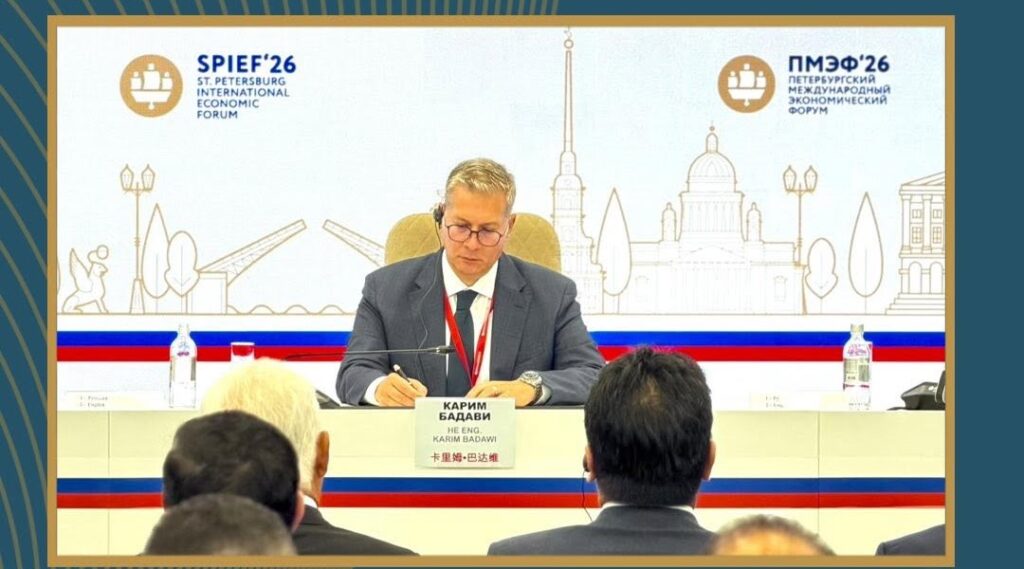وزير البترول يشارك في جلسة حول مستقبل الطاقة بمنتدي سان بطرسبرج الاقتصادي