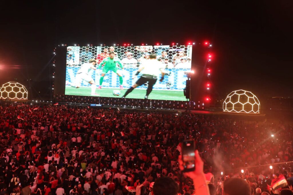 بالصور … الفراعنة يشعلون فرحة المصريين بالنهر الأخضر بهدف بلجيكا الأول