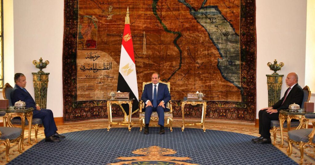 عاجل: السيسي يعلن دعم مصر الكامل لنبيل فهمي أميناً للجامعة